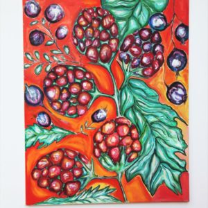 'Reflection' Gouache and Acrylic Painting by Fiona Quigley