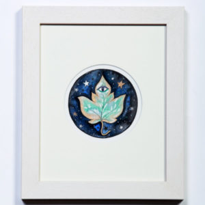 ‘Eye of Leaf’ Watercolour Painting by Orla Barry
