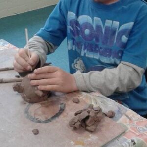 Pottery self portrait with Mary Cowan | 5 - 8 years | 11am