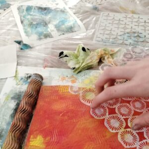 Gelli printing workshop with Fiona Quigley | 13 - 15 years | 11.30am